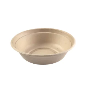 32oz Round Pulp Fiber Bowl - 300 Pcs